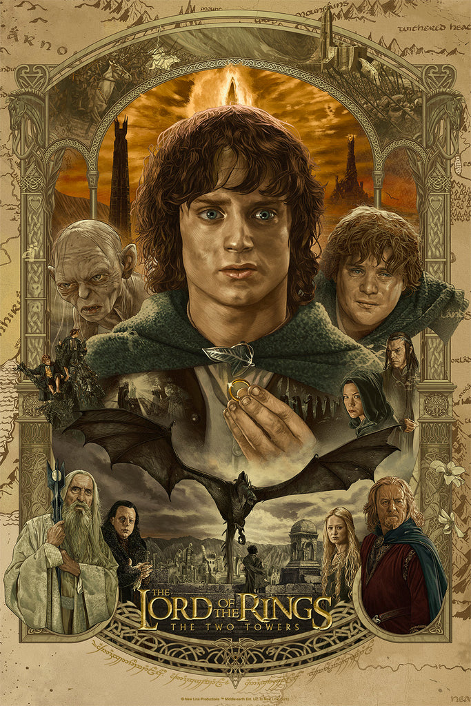 LOTR: THE FELLOWSHIP OF THE RING by Jake Kontou - On Sale INFO! –  Bottleneck Gallery