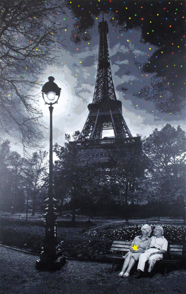 Roamcouch When You Wish Upon A Star Paris Mono Bottleneck Art Gallery