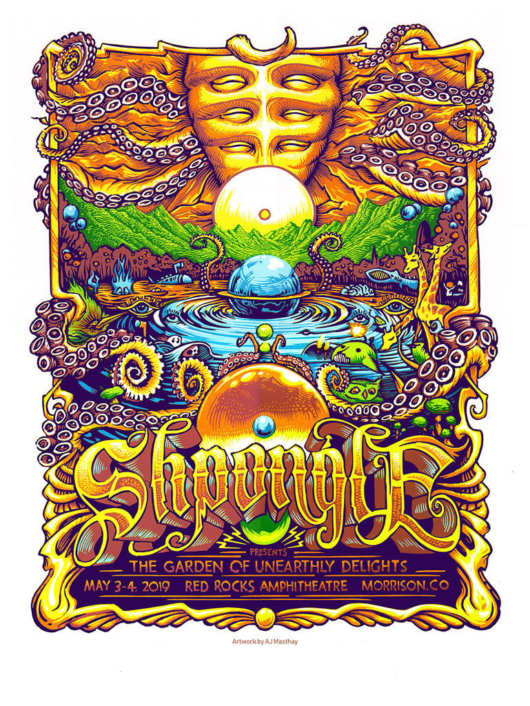 Shpongle Red Rocks By Aj Masthay On Sale Info Bottleneck Art Gallery