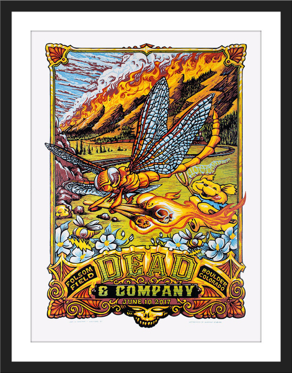 Aj Masthay Dead Co Fire On The Mountain Bottleneck Art Gallery