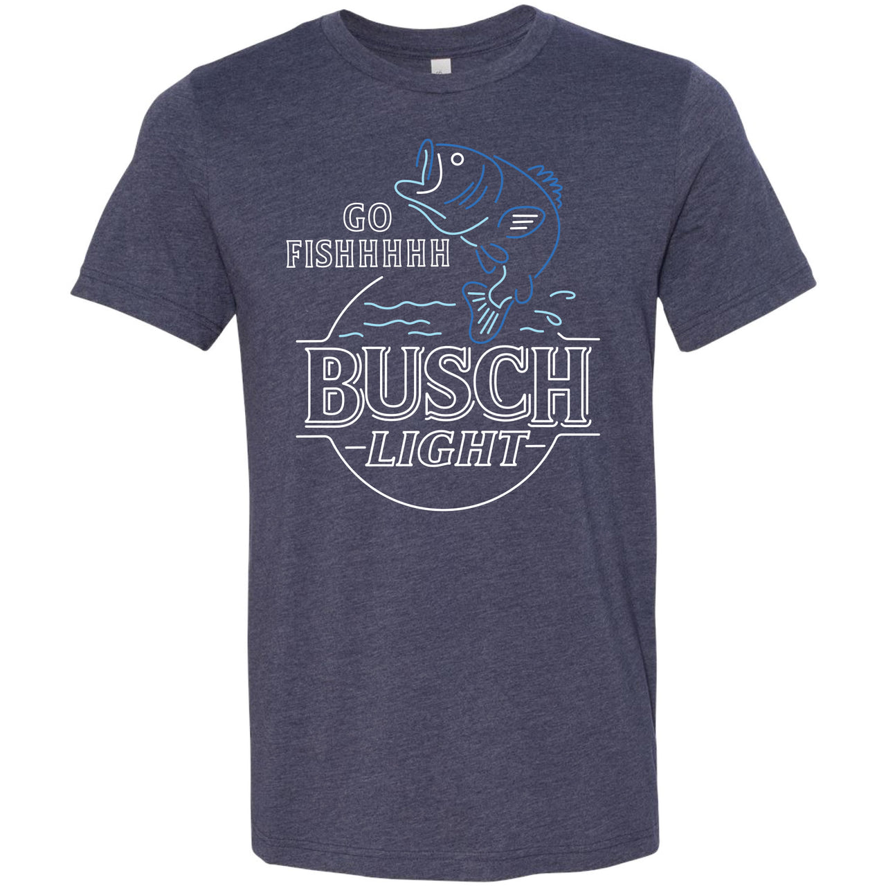 Buckle Junkfood Busch Light Hooked On Fishing T-Shirt