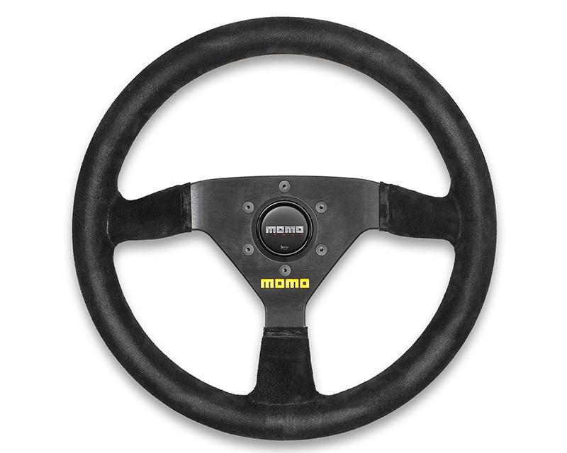 MOMO MOD.88 Black Suede Steering Wheel - Black Market UTV