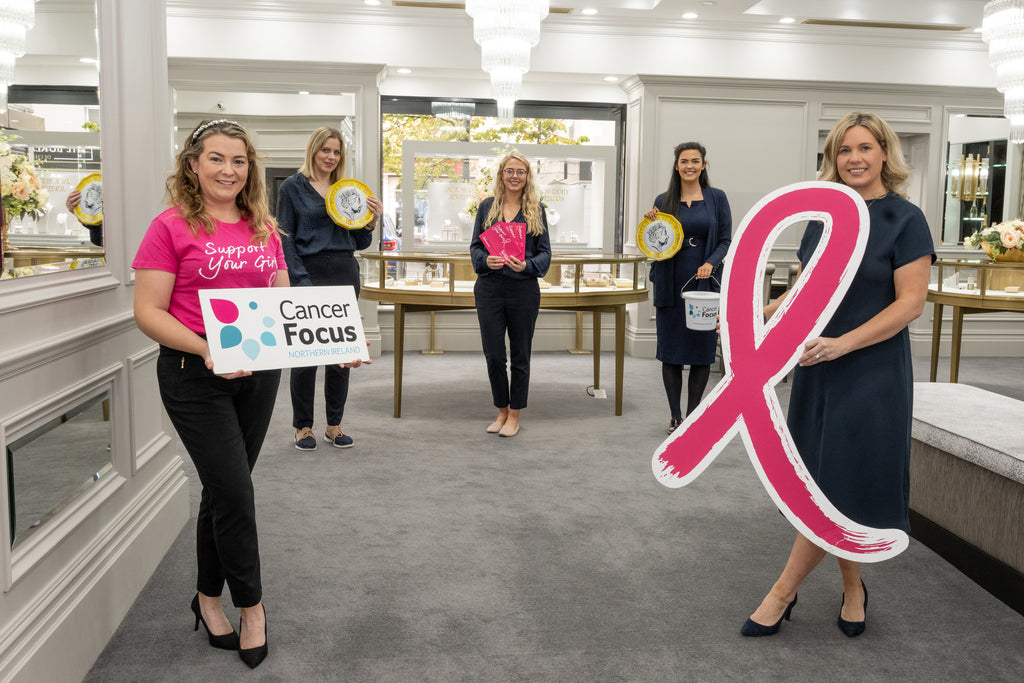 Jack Murphy Jewellers Glittering PINK Partners with Cancer Focus NI