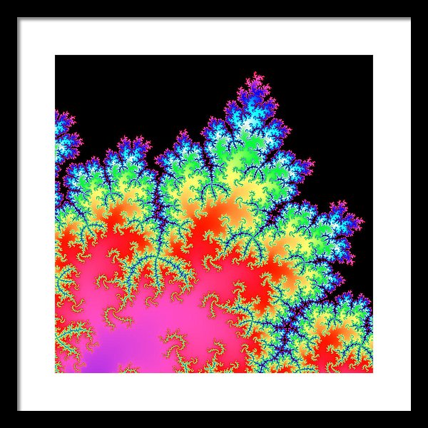 Colorful Fractal Artwork - Framed Print