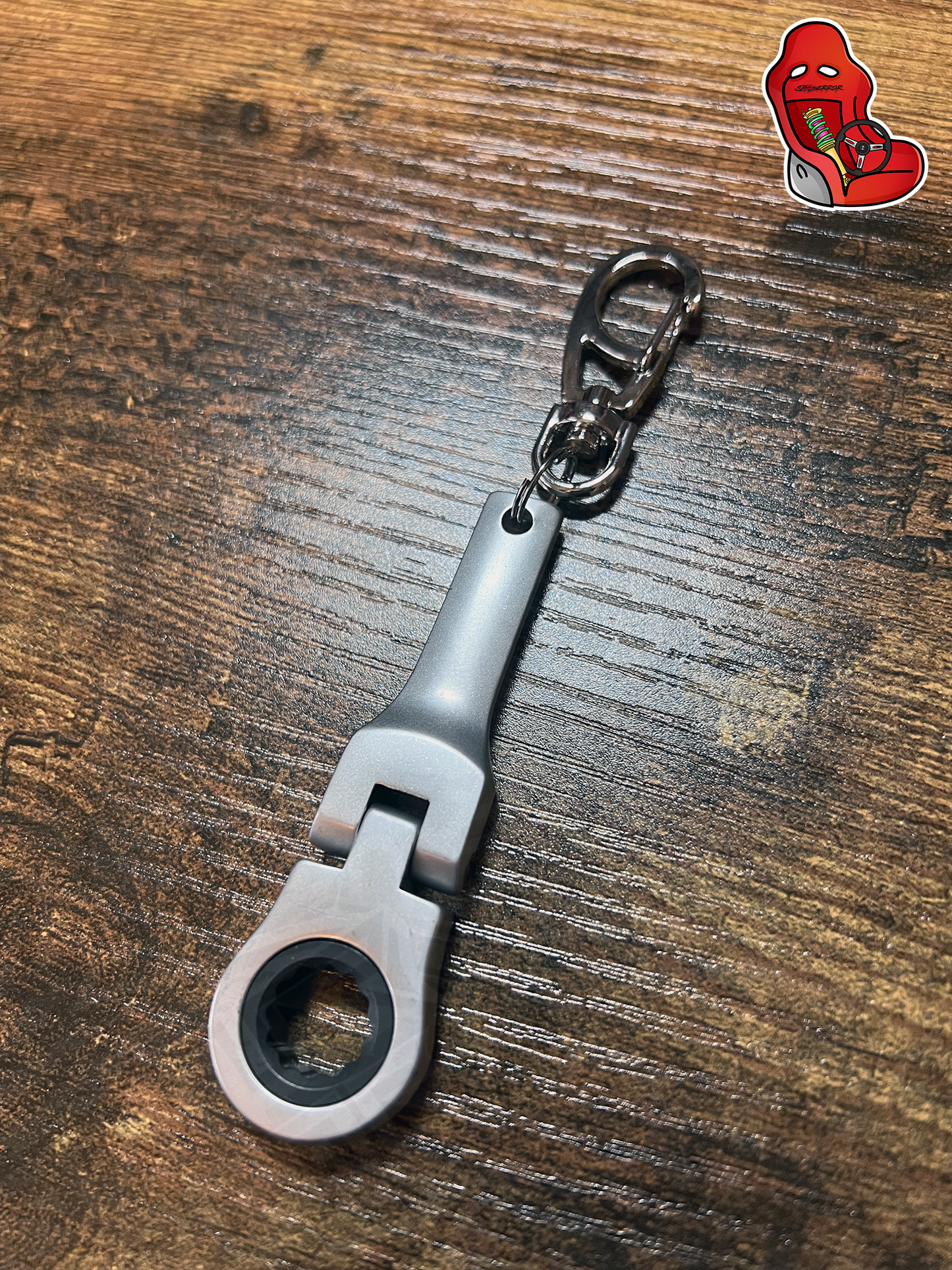 Mini 10mm Ratchet Spanner Key Ring
