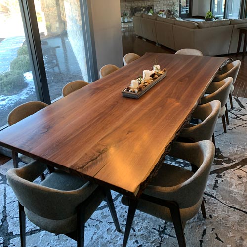 live edge dining table inspiration picture