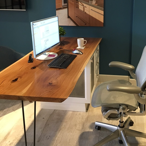 Live Edge Wood Desk