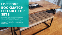 Blog: Live Edge Bookmatched Table Top Sets