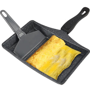 Non-Stick Wave Bottom Tamagoyaki Omelette Saucepan Egg Roll Pancake Frying Pan Cooking Pots Kitchenware Kitchen Cookware Tools - Shop Berakiah