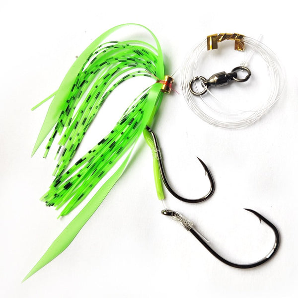 10X Masterpro Reef & Snapper Running Lumo Fishing Skirt Rigs