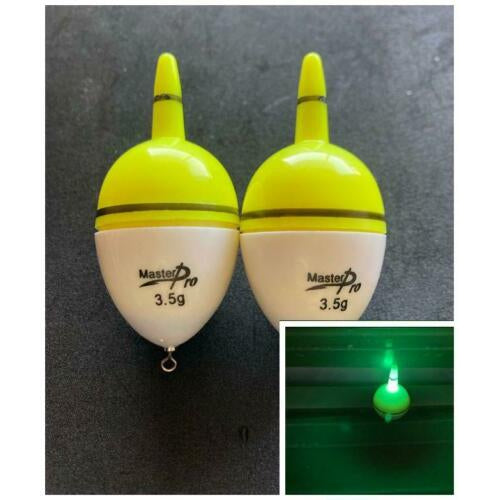 2 X50/ 70/90g Night Glowing Squid Float Luminous Bobber Electronic Float  Fishing Tackle