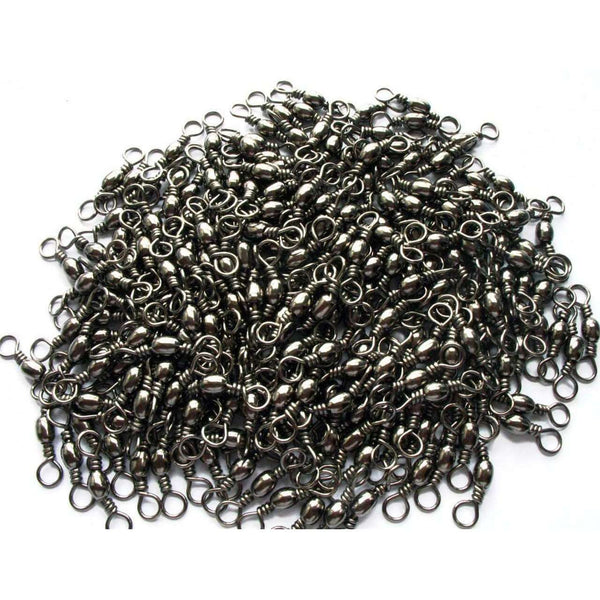 100 x Barrel Swivels Size 12# Fishing Tackle