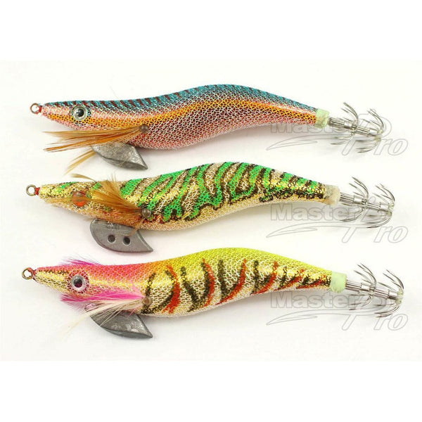 RUI Squid Jig RED TIGER Red Foil Egi Fishing Lure - 2.5