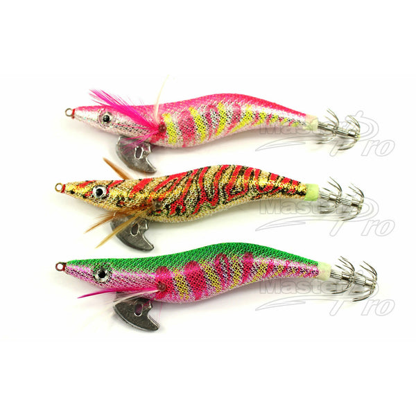 3 X Squid Jigs Size 3.0 Fishing Tackle B