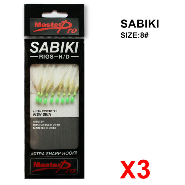 3 Packs Sabiki Bait Rigs Fishing Tackle