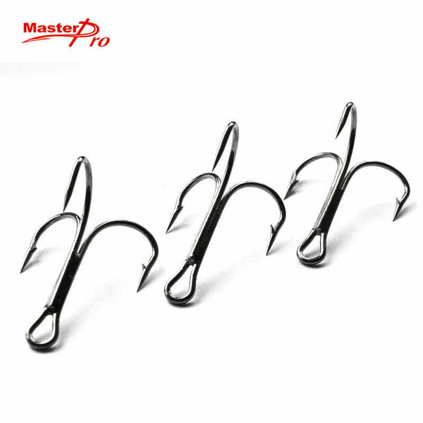 60 x Quality Chemically Sharpened Treble Hook Size 1# Fishing Tackle