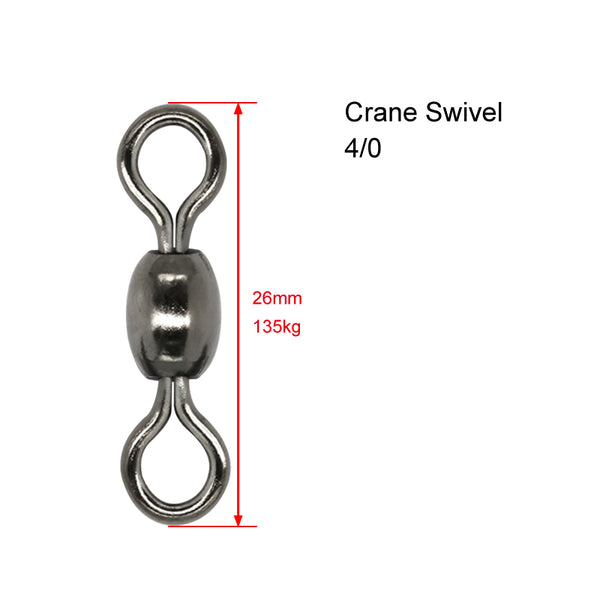 30 X 3way Crane Swivels 4/0 +3/0 Fishing Tackle