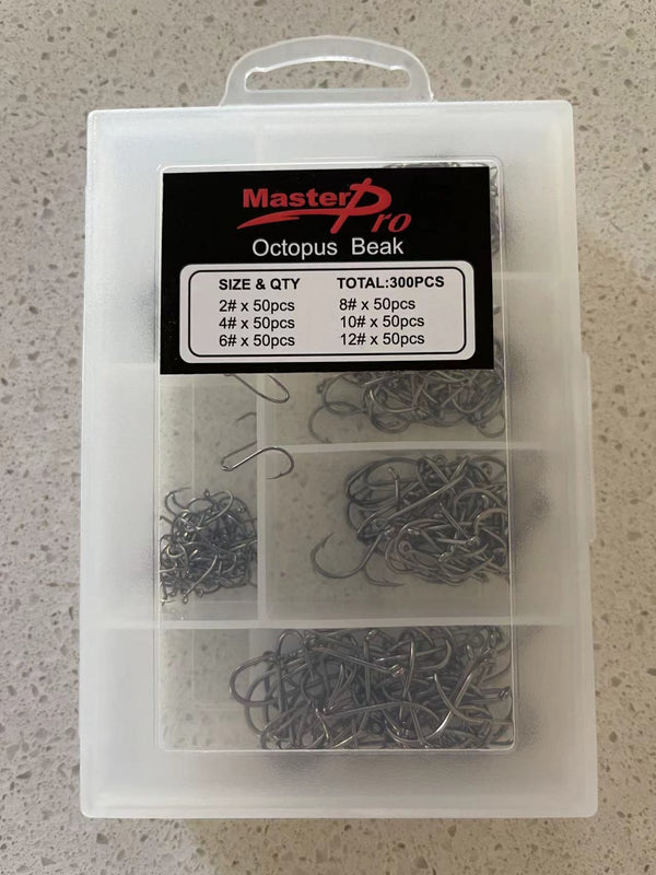 100 X Chemically Sharpened Octopus Hooks in 3/0 Size Fishing Tackle