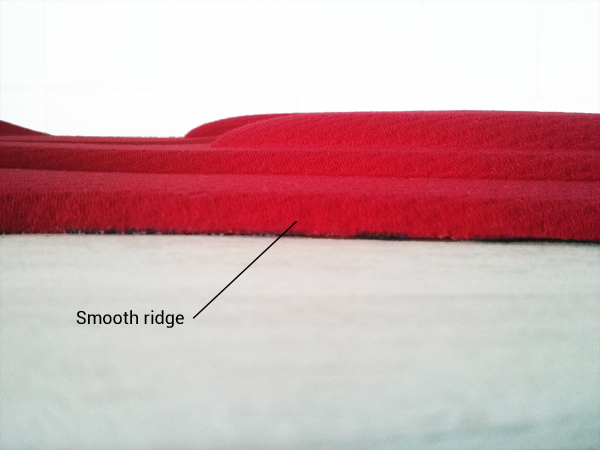 chamois smooth ridge after moulding