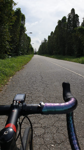 cycling outside