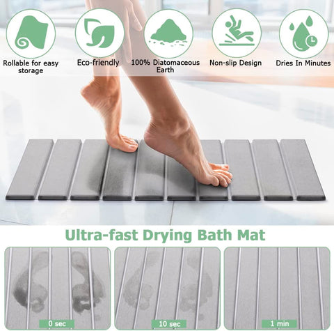 Safe Non Slip Stone Mat