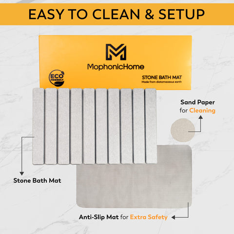 Easy To Clean Non Slip Stone Mat
