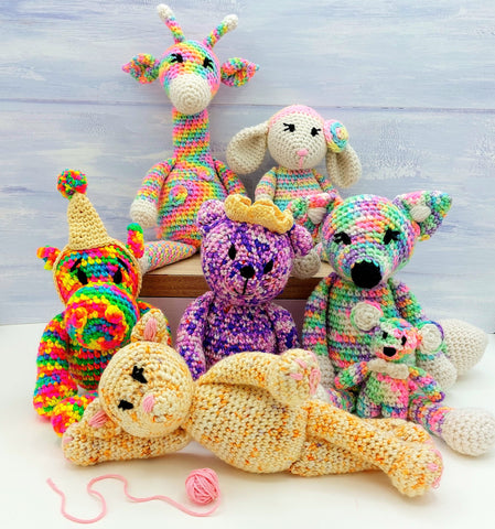 Group Shot Amigurumi Characters