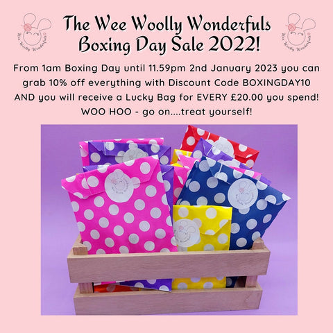 Boxing Day Crochet Sale - Save 10% with discount code BOXINGDAY10. 