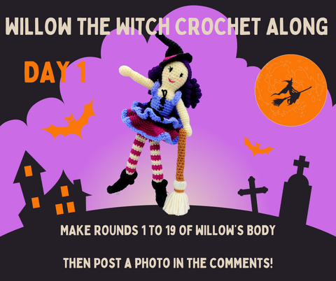 Halloween Crochet Along - Day 1 Instructions