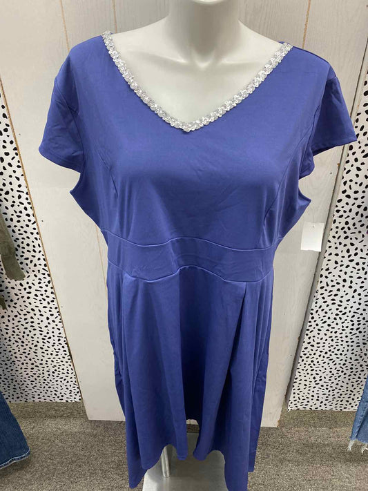 Blue Womens Size 1X Dress – Twice As Nice Consignments