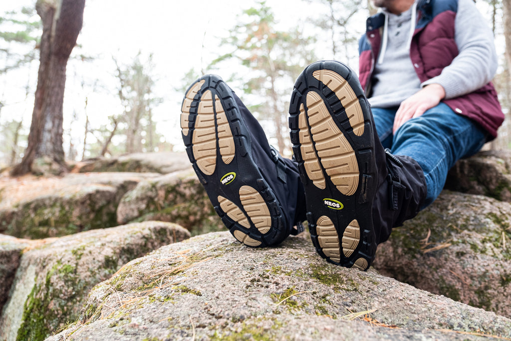 Villager overshoes lightweight and traction rubber soles