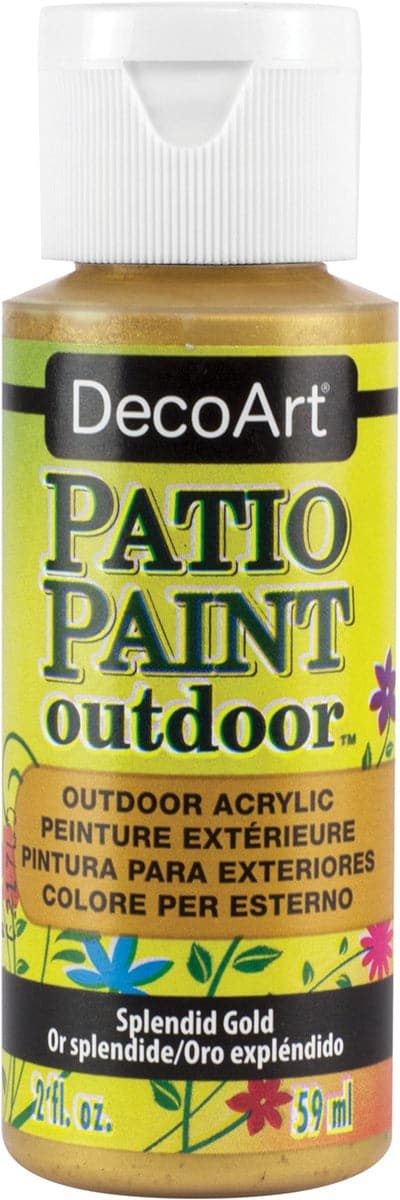 Patio Paint 2oz-Splendid Gold