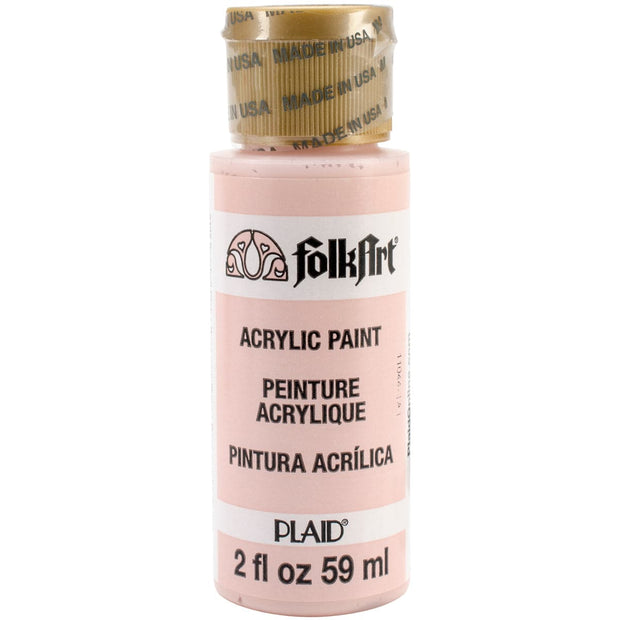 FolkArt Acrylic Paint 2oz-Seashell Pink