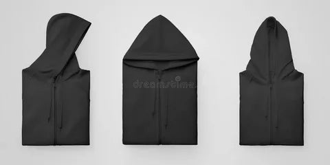 how to fold sweatshirt with hood