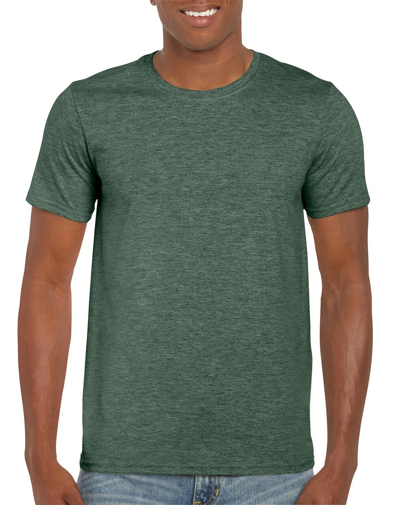 Gildan Camiseta unisex para niños de estilo suave (L) (verde irlandés),  Verde jaspeado (Heather Irish Green)