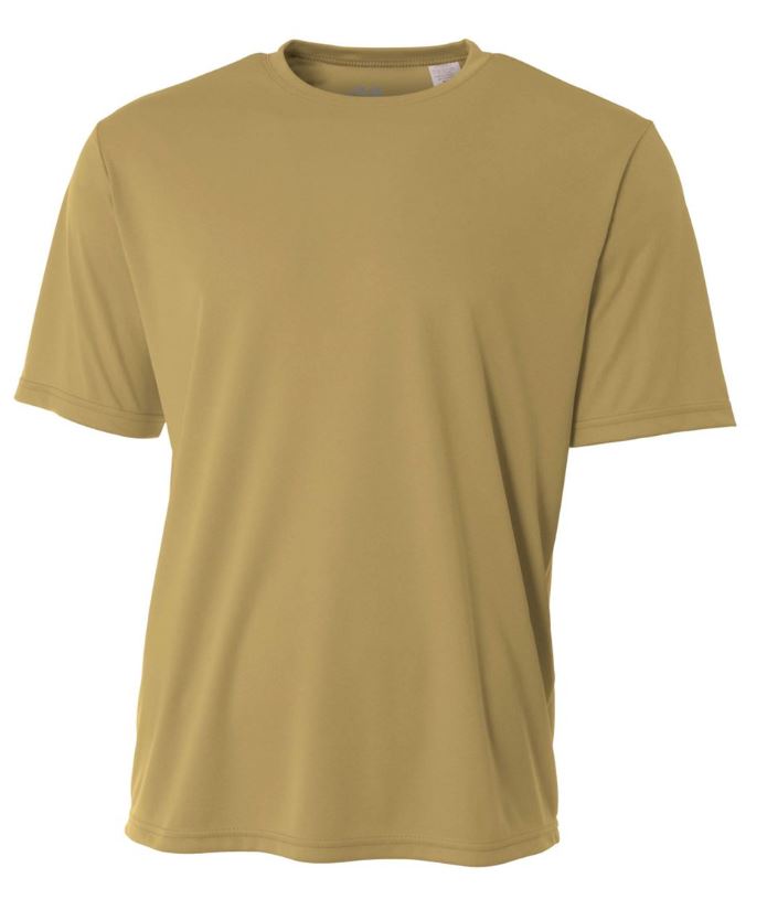 Adult A4 Dri Fit T-shirt - Vegas Gold 