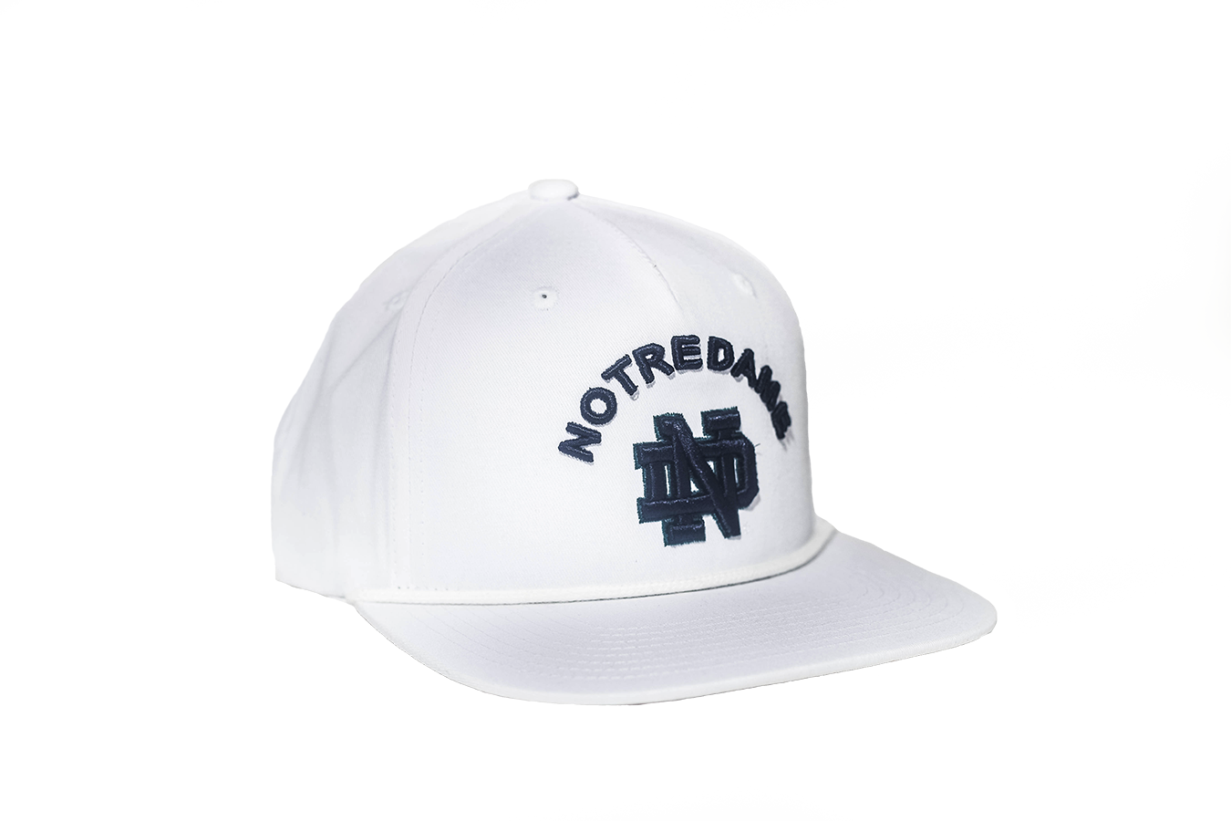 white notre dame hat