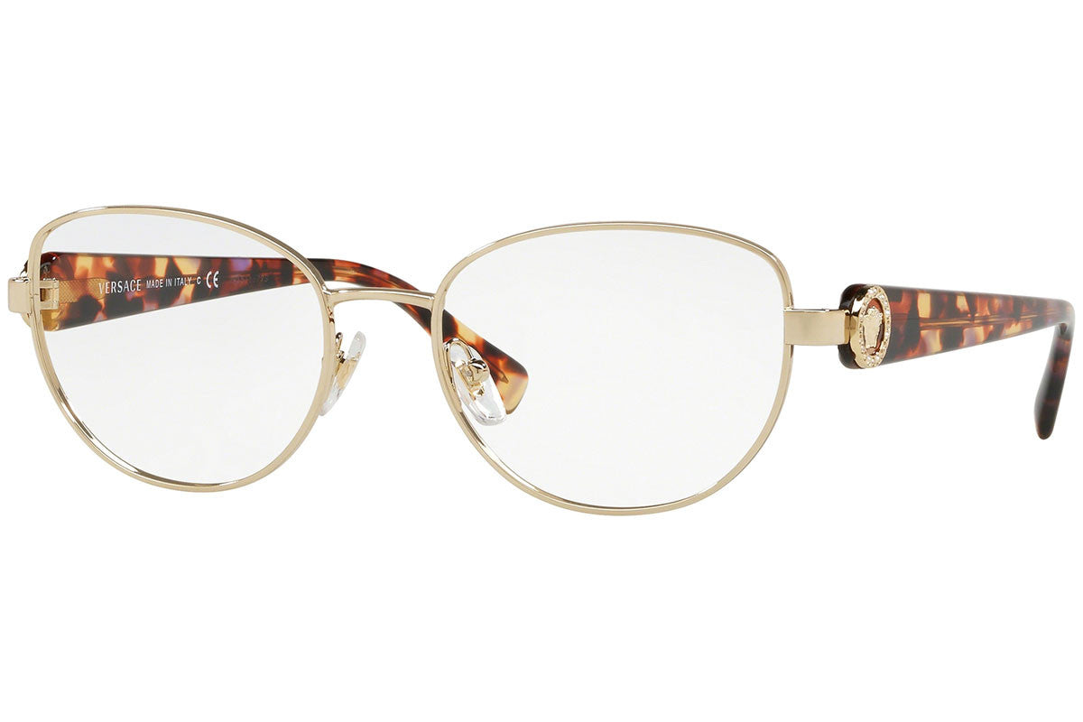 VERSACE VE1246-B 1427 Eyeglasses Gold Frame 54 mm