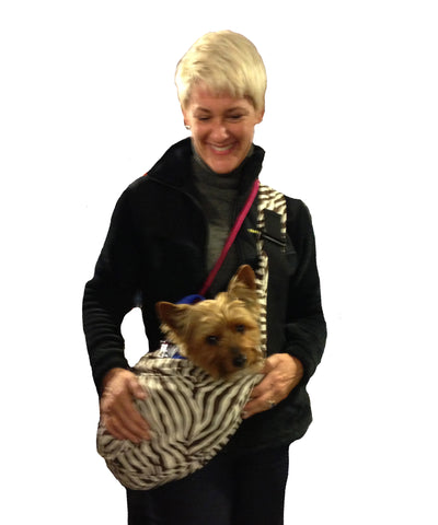 Cross Body Carrier for your dog by Spoiled Dog Designs