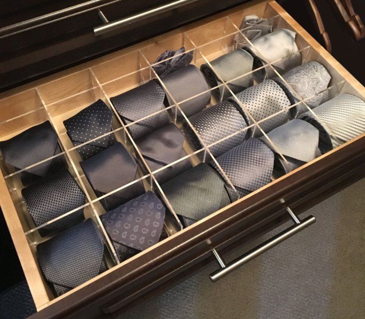 necktie storage