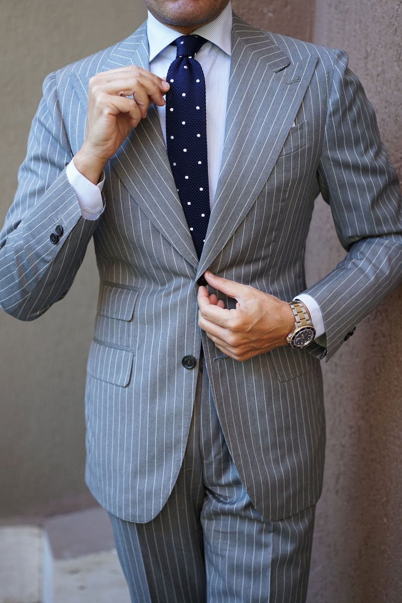 Lookbook Suits in Water Ties Neckties | OTAA