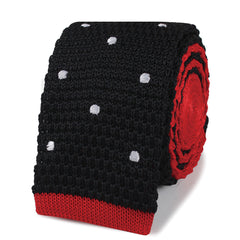 Snipes Black Blade Knitted Tie