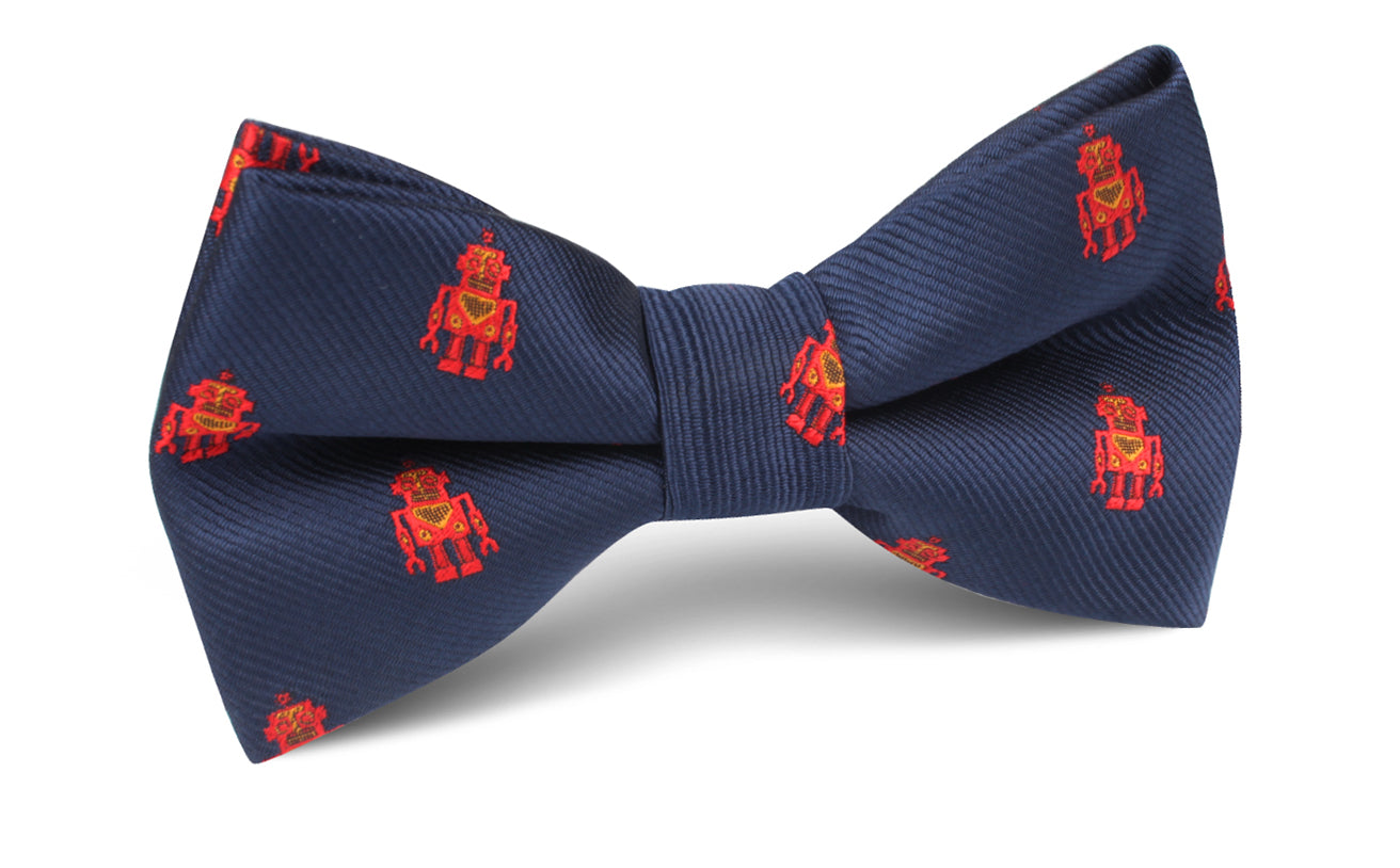 Angry Robot Bow Tie | Retro Neck Bowtie | Novelty Pre-Tied Bow Ties AU ...