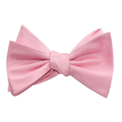 Baby Pink Self Tie Bow Tie | Wedding Untied Bowties Groomsmen Bow Ties ...