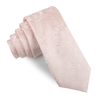 Blush Pink Daisy Flowers Floral Necktie | Wedding Tie | Groomsmen Ties ...