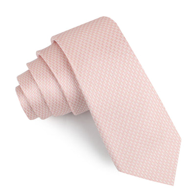 Blush Pink Houndstooth Necktie | Men's Ties | Thick Wide Normal Tie AU ...
