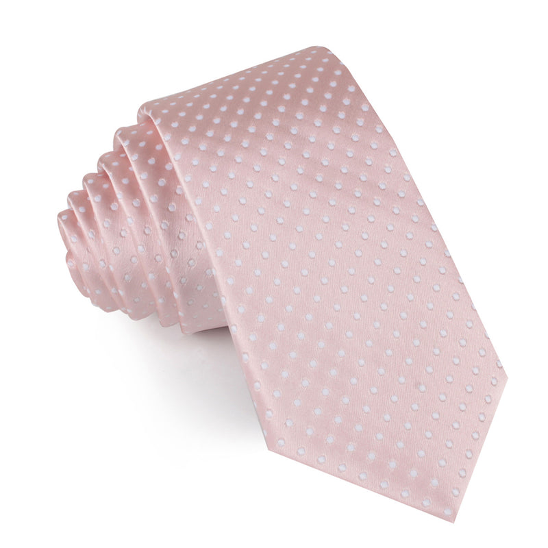 blush pink mens tie