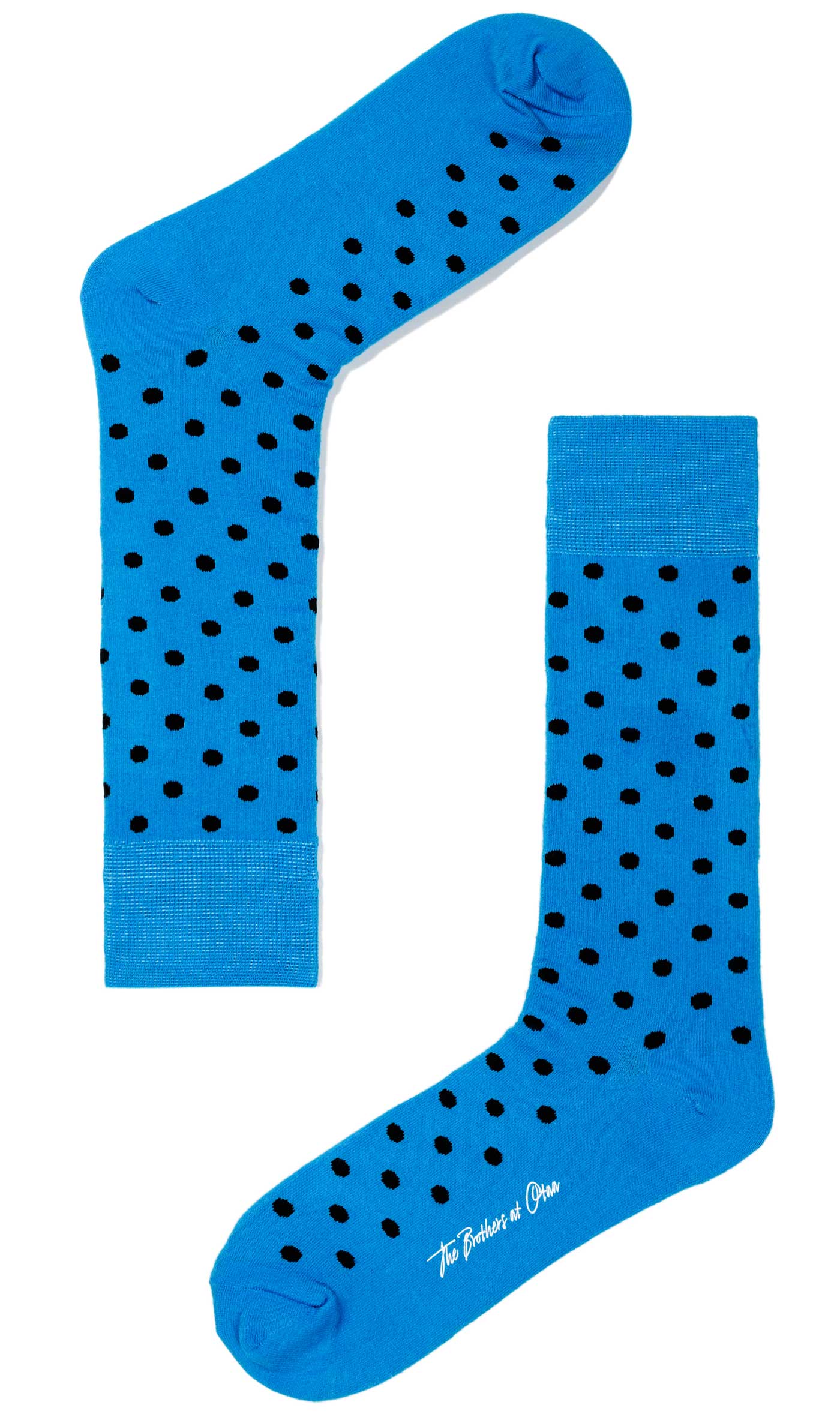 Genie Blue Dot Socks | Mens Happy Socks | Polka Dots Cotton Crew Sock ...