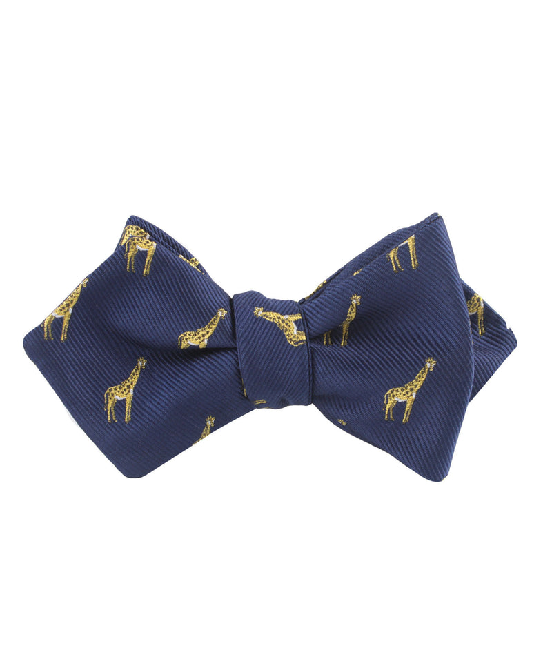 Giraffe Diamond Self Bow Tie | Animal Bowtie Ties | OTAA