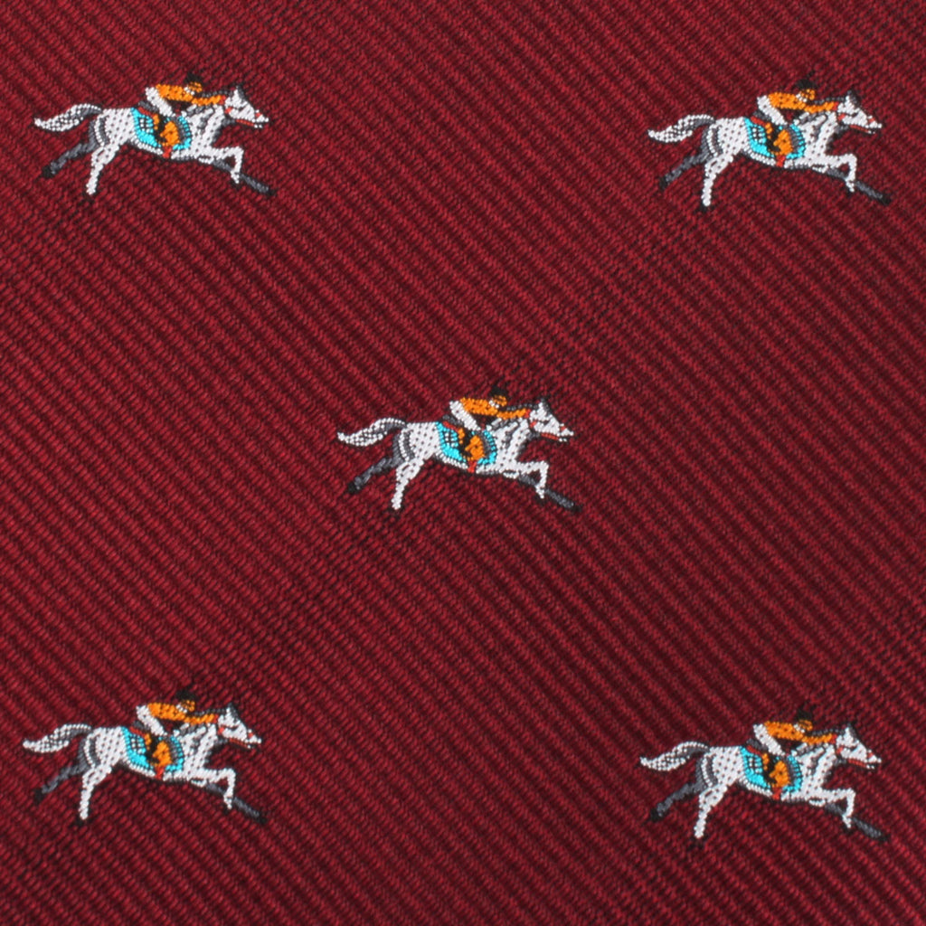 Kentucky Derby Race Horse Self Bow Tie Red Animal Untied Bowtie Ties